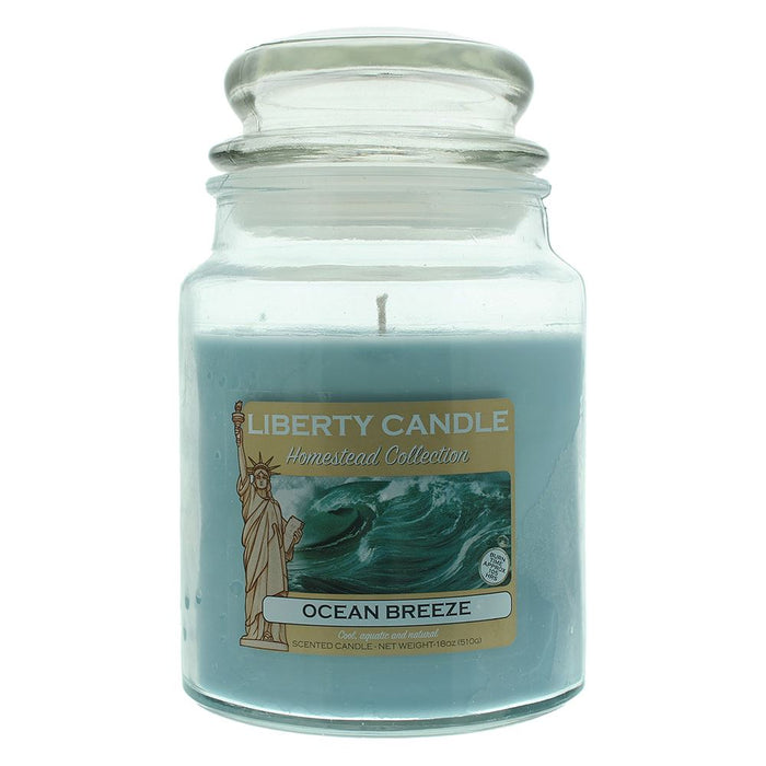 Liberty Candle Ocean Breeze 510G Glass Jar With Lid - Candles at MyPerfumeShop by Liberty Candle