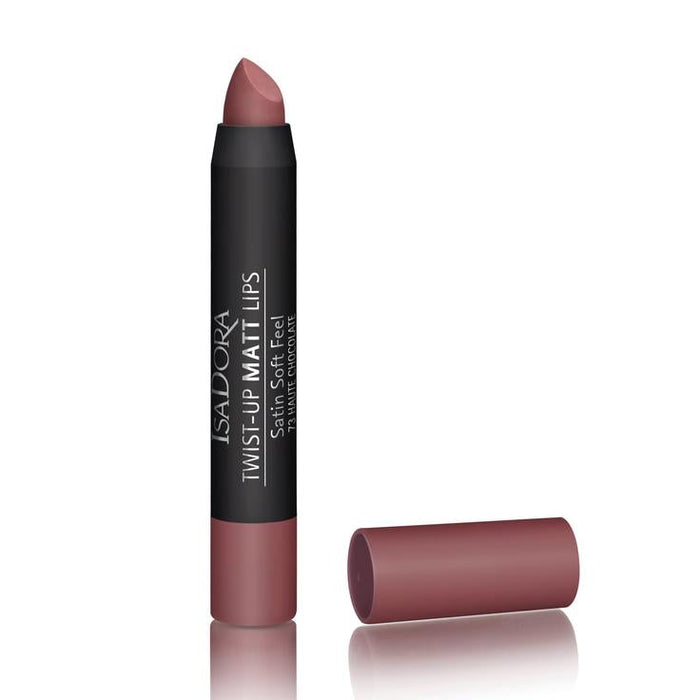 IsaDora Twist-Up Matt 73 Haute Chocolate Lipstick 3.3g - Lipstick at MyPerfumeShop by IsaDora