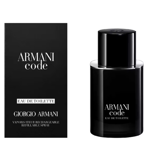 Giorgio Armani Code Homme Refillable Eau de Toilette 50ml - Eau de Toilette at MyPerfumeShop by Giorgio Armani