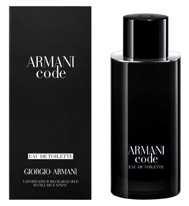 Giorgio Armani Code Homme Refillable Eau de Toilette 125ml - Eau de Toilette at MyPerfumeShop by Giorgio Armani