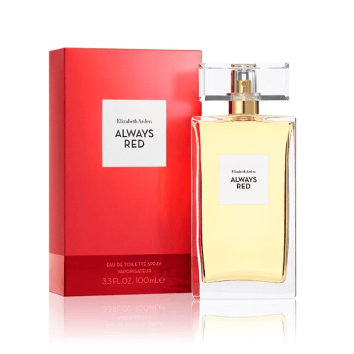 Elizabeth Arden Always Red 100ml Eau De Toilette Spray - Fragrance at MyPerfumeShop by Elizabeth Arden