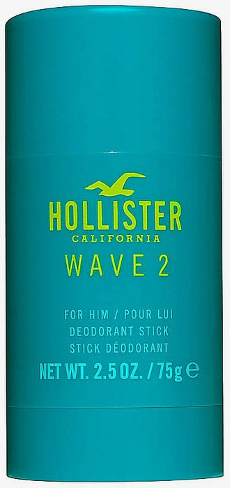 Hollister Wave 2 for Him Deodorant Stick 75g - Deodorants & Anti-Perspirants at MyPerfumeShop by Hollister