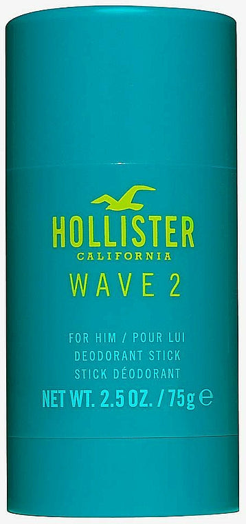 Hollister Wave 2 for Him Deodorant Stick 75g - Deodorants & Anti-Perspirants at MyPerfumeShop by Hollister