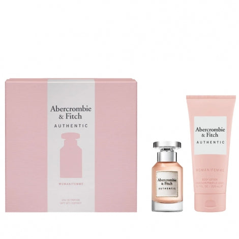 Abercrombie & Fitch Authentic Woman Gift Set 50ml EDP + 200ml Body Lotion - Fragrance at MyPerfumeShop by Abercrombie & Fitch