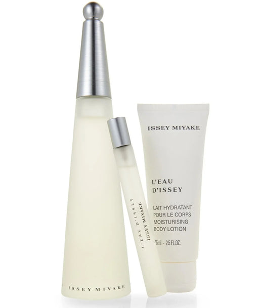 Issey Miyake L'eau D'issey 3 Piece Gift Set: Eau De Toilette 100ml - Eau De Toilette 10ml - Body Lotion 50ml - Gift Set at MyPerfumeShop by Issey Miyake