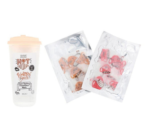 Skin Treats 2 Printed Sheet Face Masks & Cup Gift Set - Skincare at MyPerfumeShop by Skin Treats