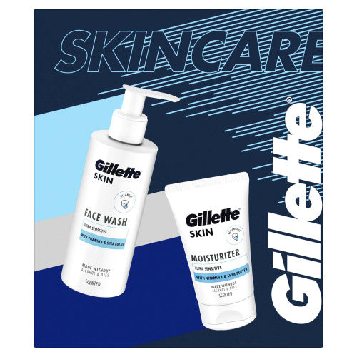 Gillette SKIN Wash + Moisturiser Duo - Gift Set at MyPerfumeShop by Gillette