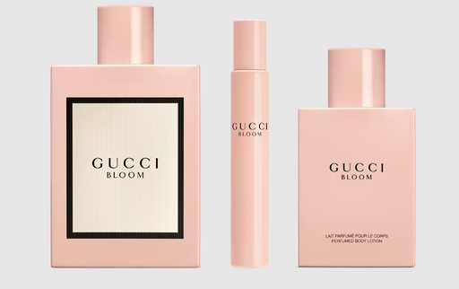 Bloom Gucci 2 Piece Gift Set: Eau De Parfum 100ml - Rollerball Perfume 7.4ml - Body Lotion 100ml - Bath & Body Gift Sets at MyPerfumeShop by Gucci