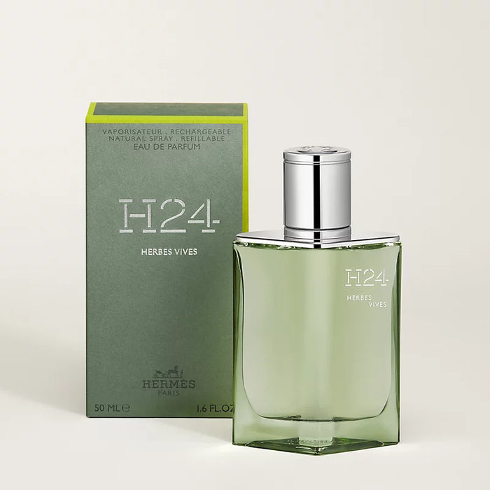 Hermès H24 Herbes Vives Rechargeable Eau de Parfum 50ml - Eau de Parfum at MyPerfumeShop by Hermès