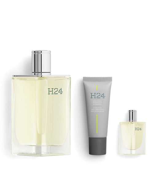 Hermès H24 Gift Set 100ml EDT + 5ml EDT + 20ml Hydrating & Energizing Face Moisturizer - For Him at MyPerfumeShop by Hermès