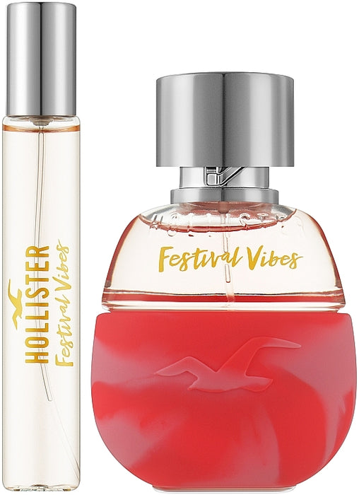 Hollister Festival Vibes For Her Gift Set 50ml EDP + 15ml EDP - For Her at MyPerfumeShop by Hollister