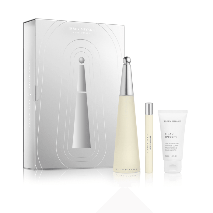 Issey Miyake L'eau D'issey 3 Piece Gift Set: Eau De Toilette 100ml - Eau De Toilette 10ml - Body Lotion 50ml - Gift Set at MyPerfumeShop by Issey Miyake