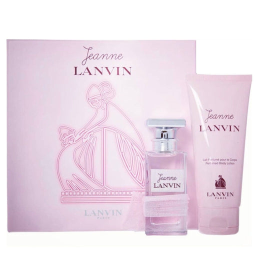 Lanvin Jeanne 2 Piece Gift Set: Eau de Parfum 50ml - Body Lotion 100ml - Gift Set at MyPerfumeShop by Lanvin