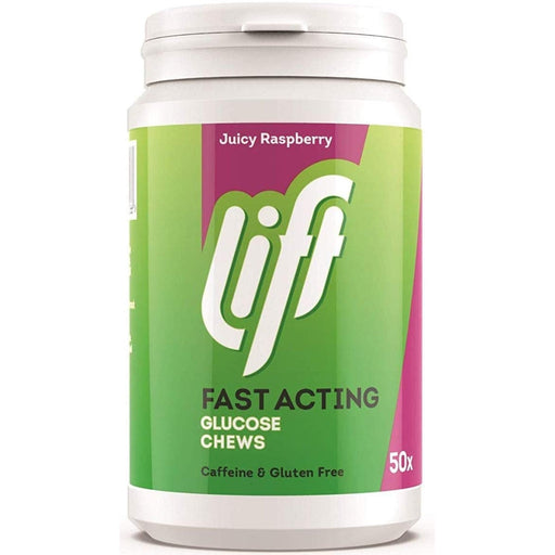 Lift | Fast-Acting Glucose Chewable Energy Raspberry 50 Tablets - Energy & Mind at MyPerfumeShop by Lift