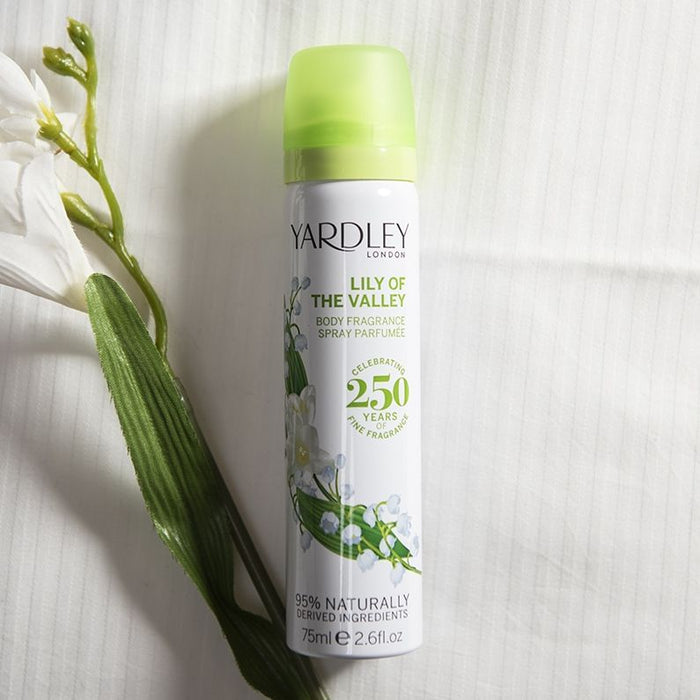 Yardley London Lily of the Valley Body Spray 75ml - Fragrance at MyPerfumeShop by Yardley London