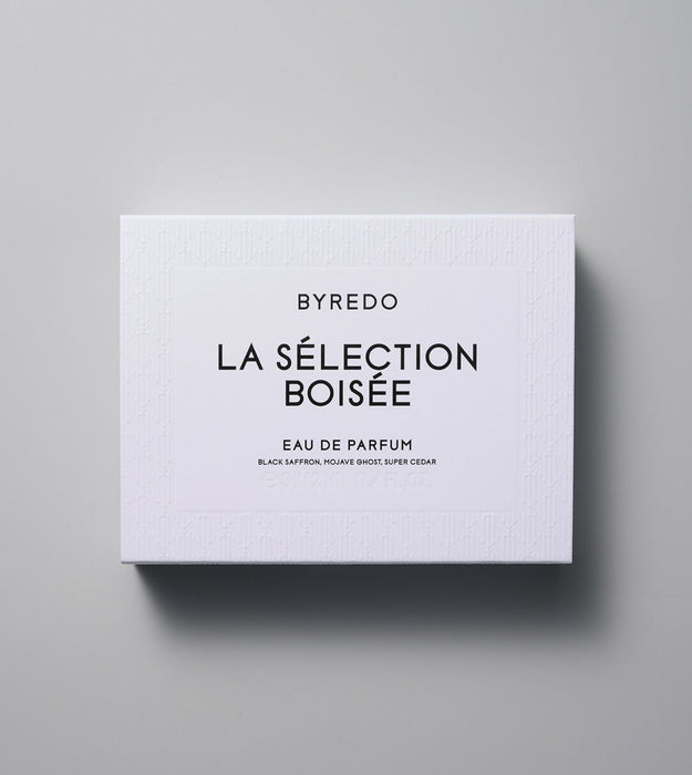 Byredo La Sélection Boisée Gift Set 12ml Black Saffron EDP + 12ml Mojave Ghost EDP + 12ml Super Cedar EDP - Fragrance at MyPerfumeShop by Byredo