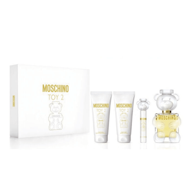 Moschino Toy 2 Gift Set 100ml EDP + 10ml EDP + 100ml Shower Gel + 100ml Body Lotion - Fragrance at MyPerfumeShop by Moschino