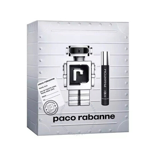 Paco Rabanne Phantom 2 Piece Gift Set: Eau de Toilette 100ml - Eau de Toilette 20ml - Eau de Toilette at MyPerfumeShop by Paco Rabanne