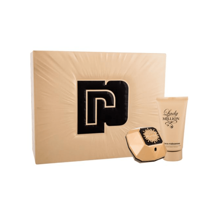 Paco Rabanne Lady Million Fabulous Gift Set 50ml EDP + 75ml Body Lotion - Bath & Body at MyPerfumeShop by Paco Rabanne