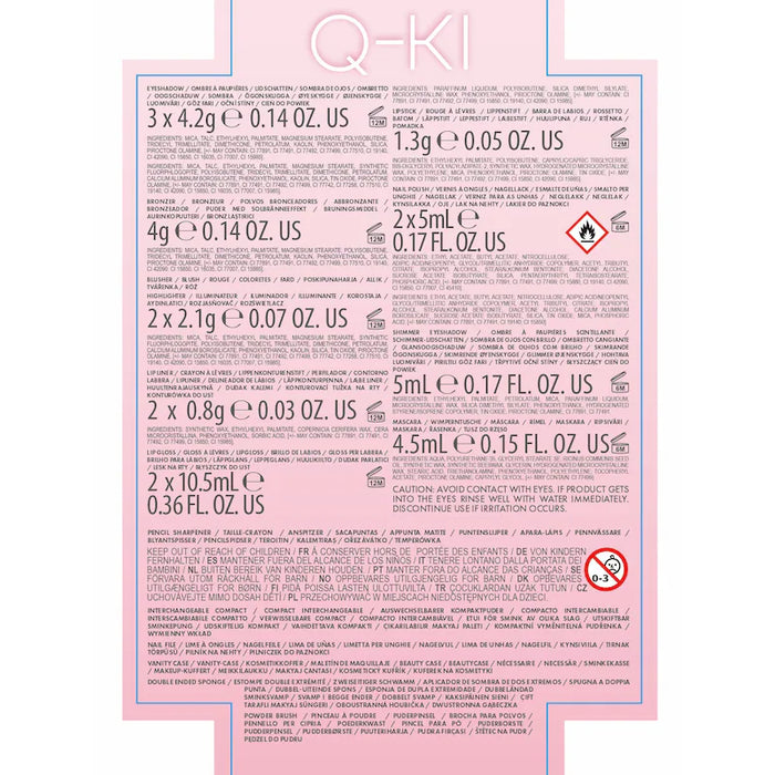 Q-KI You're A Star Vanity Case 23 Pieces