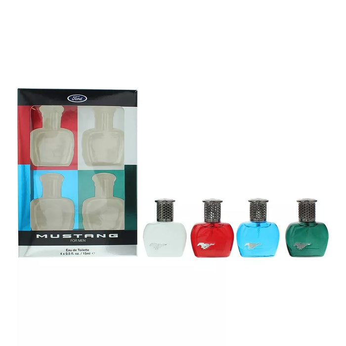 Mustang 4 x 15ml EDT Pocket Sprays Gift Set for Men