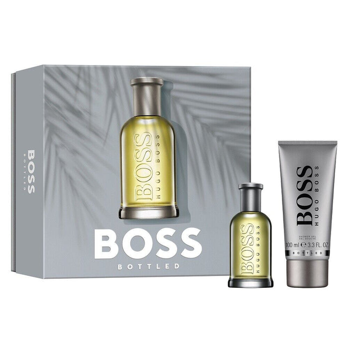 Hugo Boss Bottled 2 Piece Gift Set: Eau De Toilette 50ml - Shower Gel 100ml - Gift Set at MyPerfumeShop by Hugo Boss