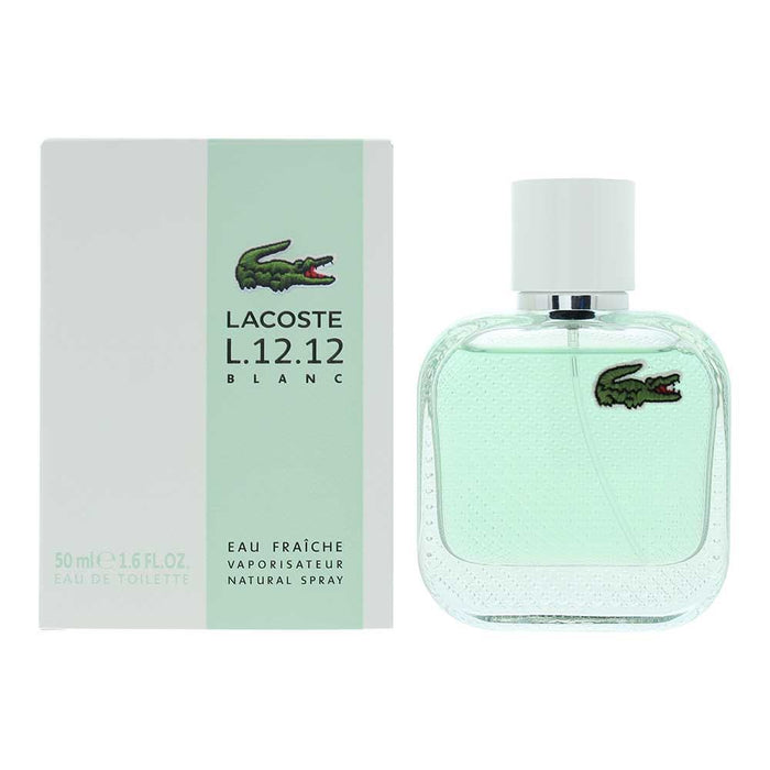 Lacoste Eau De Lacoste L.12.12 Blanc Eau Fraiche Eau de Toilette 50ml - Eau De Toilette at MyPerfumeShop by Lacoste