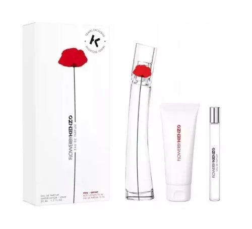 Kenzo Flower Eau de Parfum 3 Piece Gift Set