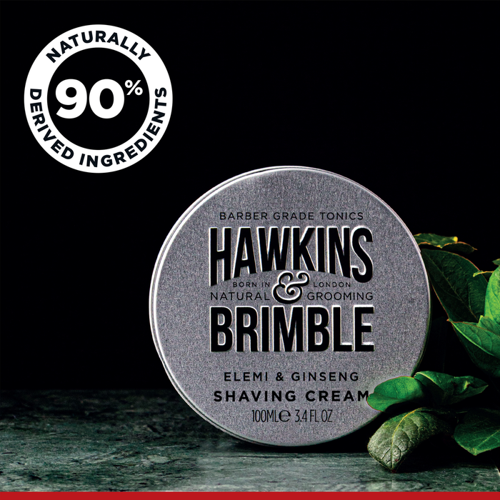 Hawkins & Brimble Elemi Ginseng Shaving Cream 100ml - Shaving Cream at MyPerfumeShop by Hawkins & Brimble