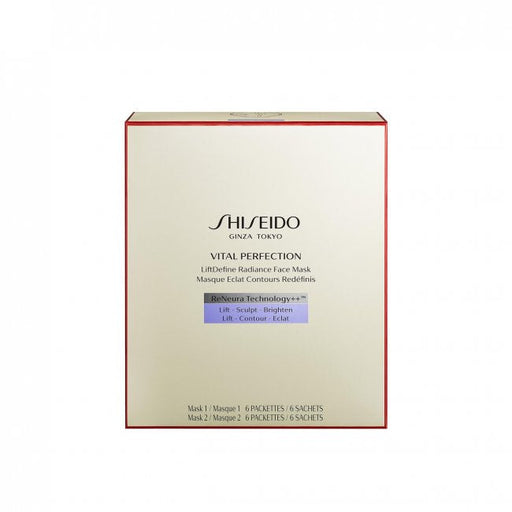 Shiseido Vital Perfection LiftDefine Radiance Face Mask - 6 Sheets - Skincare at MyPerfumeShop by Shiseido