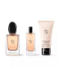 Giorgio Armani Si Gift Set 50ml EDP + 50ml Body Lotion + 15ml EDP - Eau de Parfum at MyPerfumeShop by Giorgio Armani