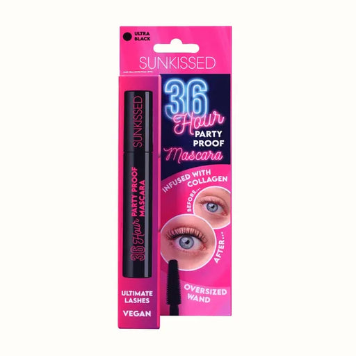 Sunkissed 36 Hour Party Proof Mascara 12ml - Ultra Back - Mascara at MyPerfumeShop by Sunkissed