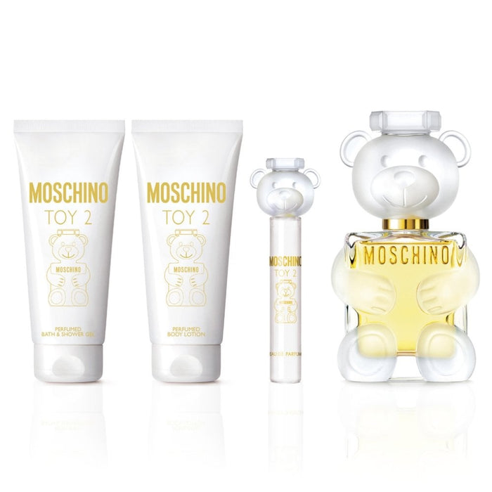 Moschino Toy 2 Gift Set 100ml EDP + 10ml EDP + 100ml Shower Gel + 100ml Body Lotion - Fragrance at MyPerfumeShop by Moschino