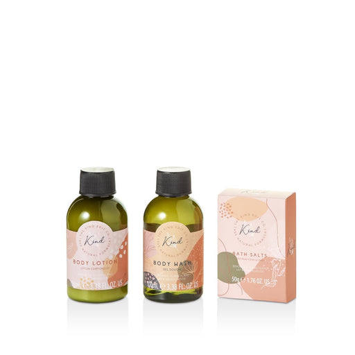 The Kind Edit Co. Signature Cosmetic Bag Gift Set 100ml Body Wash + 100ml Body Lotion + 100g Bath Crystals + Cosmetic Bag - Body Wash at MyPerfumeShop by The Kind Edit Co.