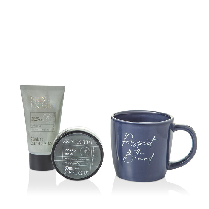 The Kind Edit Co. Skin Expert Mug Gift Set 50ml Beard Balm + 70ml Beard Shampoo + Mug - Beard Balm at MyPerfumeShop by The Kind Edit Co.