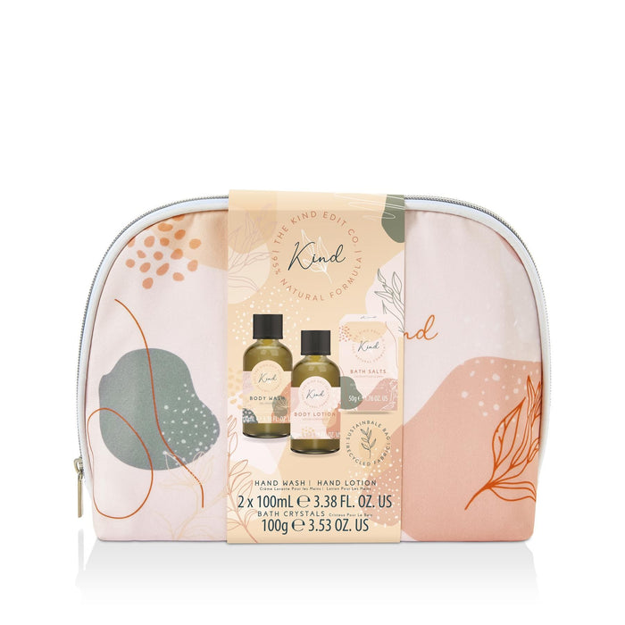 The Kind Edit Co. Signature Cosmetic Bag Gift Set 100ml Body Wash + 100ml Body Lotion + 100g Bath Crystals + Cosmetic Bag - Body Wash at MyPerfumeShop by The Kind Edit Co.