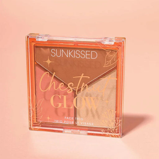 Sunkissed Chestnut Glow Face Trio 17.5g - Blushers at MyPerfumeShop by Sunkissed