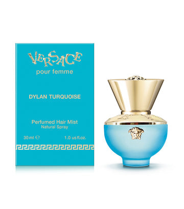 Versace Pour Femme Dylan Turquoise Perfumed Hair Mist 30ml - Hair Mist at MyPerfumeShop by Versace