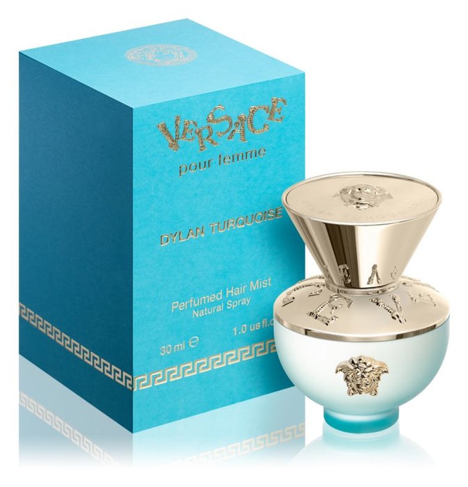 Versace Pour Femme Dylan Turquoise Perfumed Hair Mist 30ml - Hair Mist at MyPerfumeShop by Versace