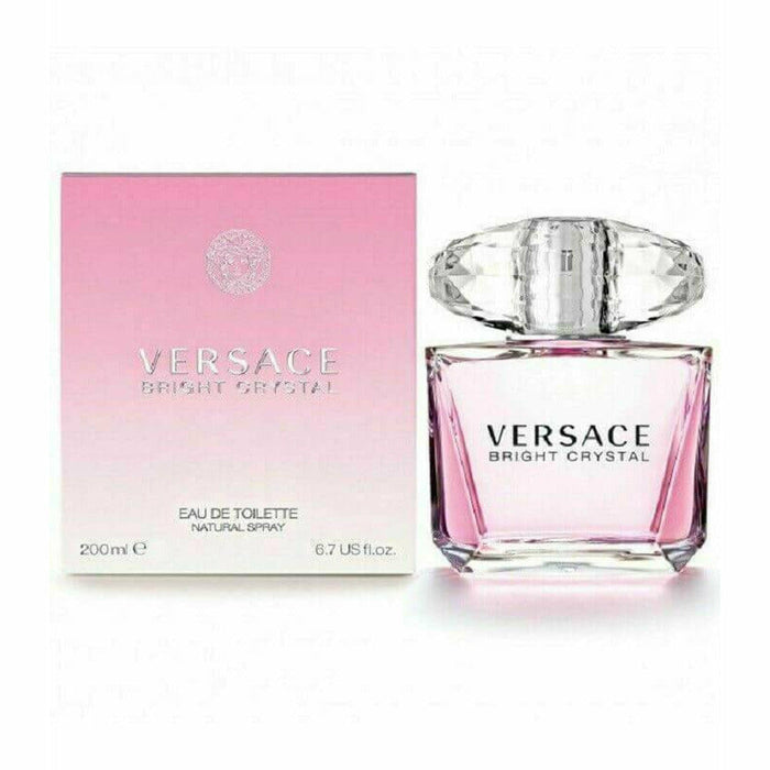 Versace Bright Crystal Eau de Toilette 200ml - Fragrance at MyPerfumeShop by Versace