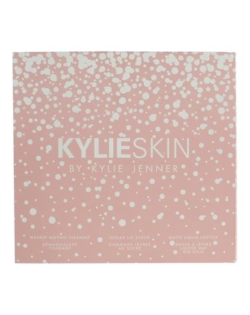 Kylie By Kylie Jenner Kylie Skin Gift Set – 120ml Cleanser, 10g Lip Scrub, 3ml Liquid Lipstick