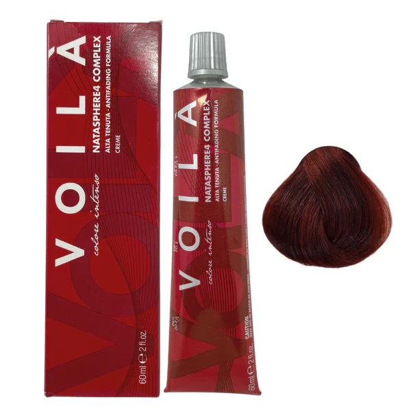 Intercosmo Voilà 3C Intense 5.45 Light Brown Copper Mahogany Hair Colour 60ml - Hair Colour at MyPerfumeShop by Intercosmo Voilà