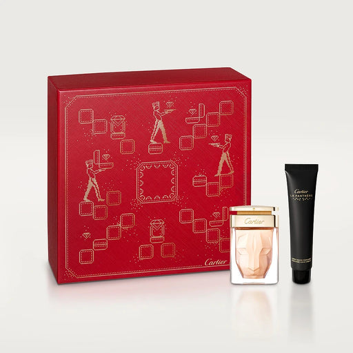 Cartier La Panthère 2 Piece Gift Set: Eau de Parfum 50ml - Hand Cream 40ml -  at MyPerfumeShop by Cartier