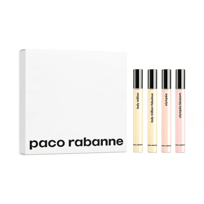 Paco Rabanne Women’s Miniature Gift Set – 10ml Lady Million, Olympea, Lady Million Fabulous Intense & Olympea Blossom