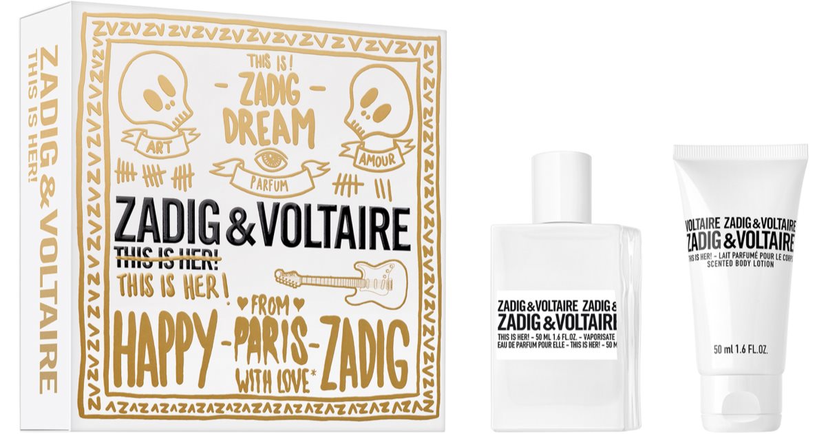 Zadig & Voltaire This is Her Gift Set 50ml EDP + 50ml Body Lotion - Fragrance at MyPerfumeShop by Zadig & Voltaire